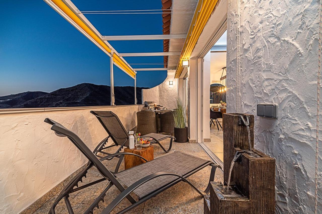 Mogan Luxury Apartment, Sea Views, Jacuzzi And Sauna. Esterno foto