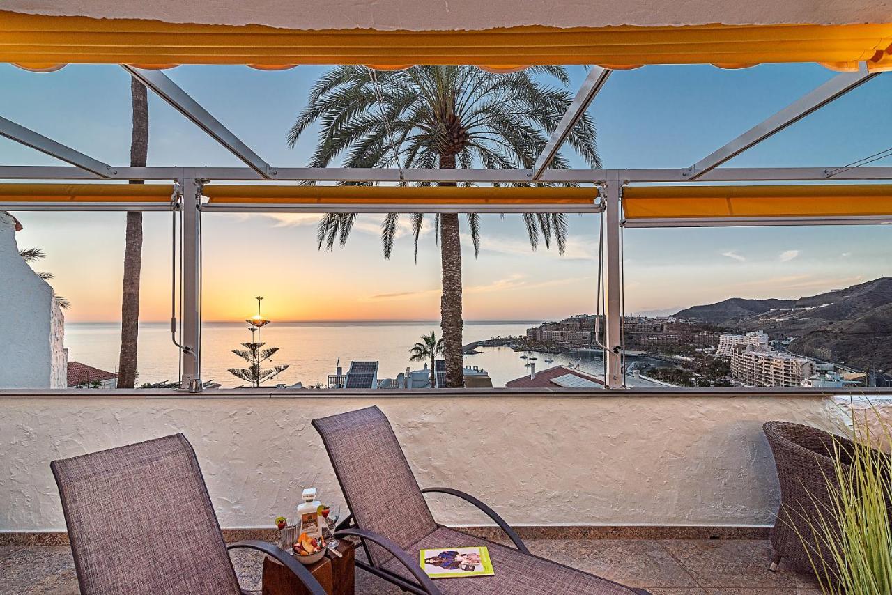 Mogan Luxury Apartment, Sea Views, Jacuzzi And Sauna. Esterno foto