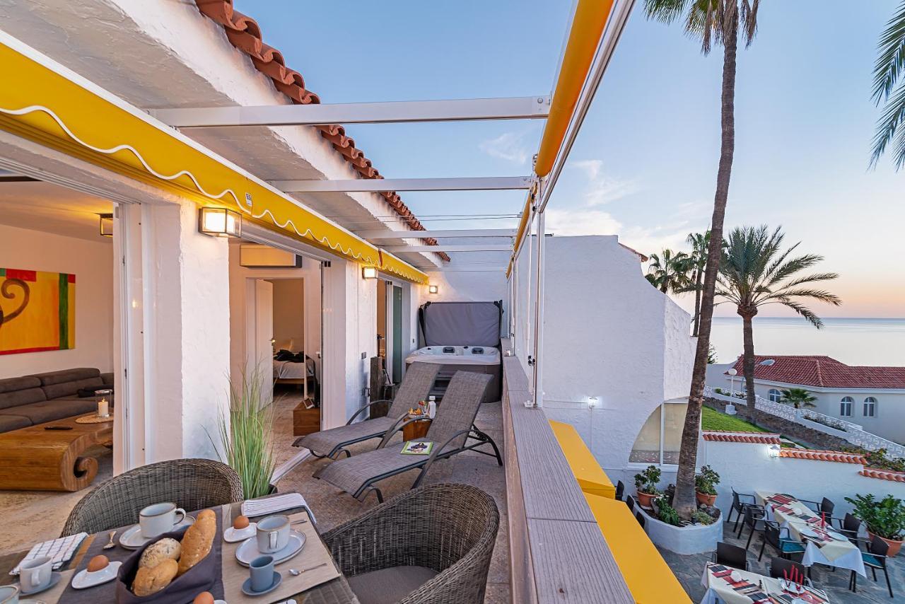 Mogan Luxury Apartment, Sea Views, Jacuzzi And Sauna. Esterno foto
