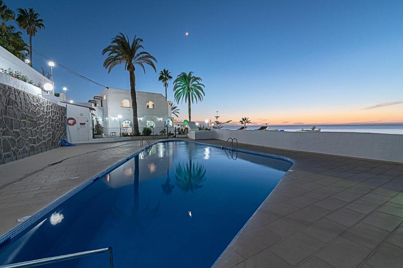 Mogan Luxury Apartment, Sea Views, Jacuzzi And Sauna. Esterno foto
